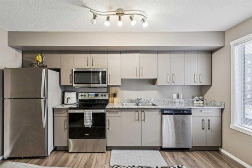 3312-4641 128 Avenue Ne, Calgary, AB - Indoor Photo Showing Kitchen