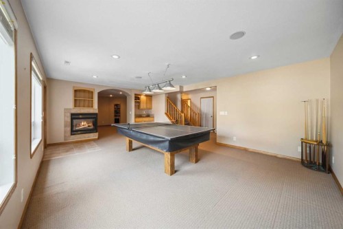 69 Alberts Close, Red Deer, AB - Indoor Photo Showing Other Room With Fireplace