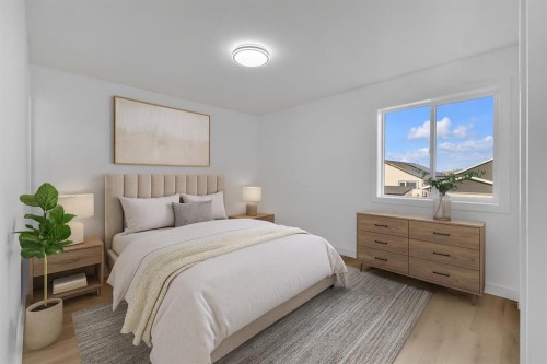 4812 55 Avenue, Bentley, AB - Indoor Photo Showing Bedroom