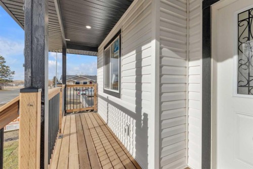 4812 55 Avenue, Bentley, AB - Outdoor With Deck Patio Veranda With Exterior