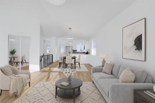 4812 55 Avenue, Bentley, AB - Indoor Photo Showing Living Room