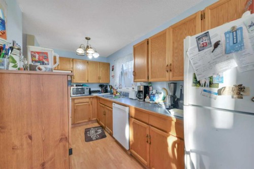 52 Roland, Red Deer, AB - Indoor Photo Showing Kitchen