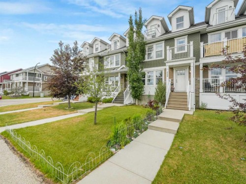 234 Robinson Drive, Leduc, AB - Outdoor With Balcony With Facade