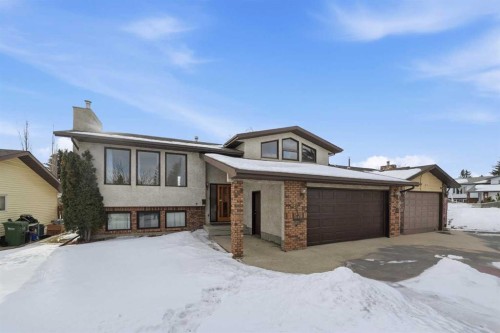 32 Huget Crescent, Red Deer, AB - Outdoor With Facade