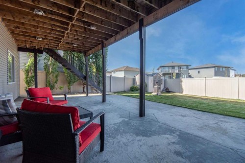 68 Thompson Crescent, Red Deer, AB - Outdoor With Deck Patio Veranda With Exterior