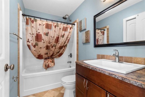 7008 Henners Gate, Lacombe, AB - Indoor Photo Showing Bathroom