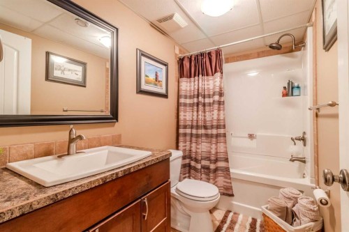 7008 Henners Gate, Lacombe, AB - Indoor Photo Showing Bathroom