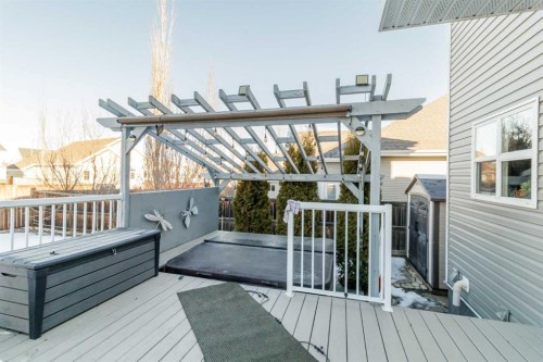 7008 Henners Gate, Lacombe, AB - Outdoor With Deck Patio Veranda With Exterior