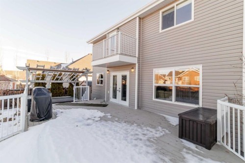 7008 Henners Gate, Lacombe, AB - Outdoor With Deck Patio Veranda With Exterior
