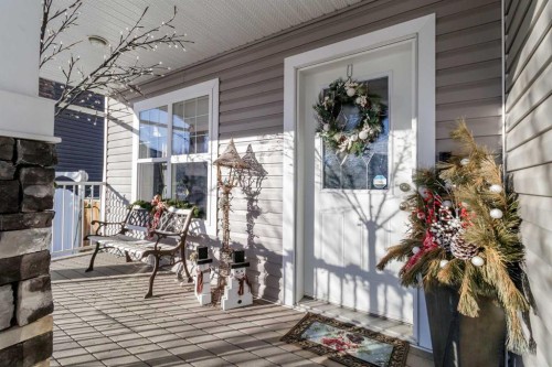 7008 Henners Gate, Lacombe, AB - Outdoor With Deck Patio Veranda With Exterior