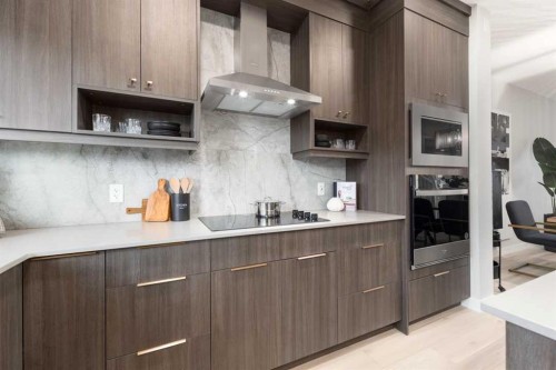 153 Bridgeport Gate, Chestermere, AB - Indoor Photo Showing Kitchen