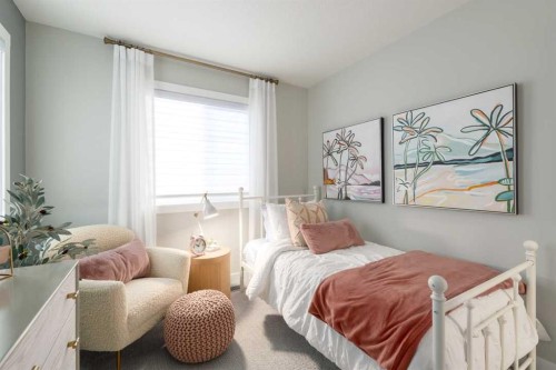 153 Bridgeport Gate, Chestermere, AB - Indoor Photo Showing Bedroom