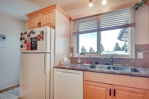 40 Nielsen Close, Red Deer, AB - Indoor Photo Showing Kitchen With Double Sink