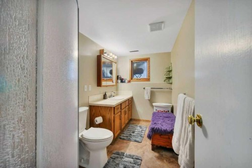 4 Blackstone Avenue, Lacombe, AB - Indoor Photo Showing Bathroom