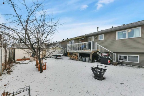 4 Blackstone Avenue, Lacombe, AB - Outdoor With Deck Patio Veranda