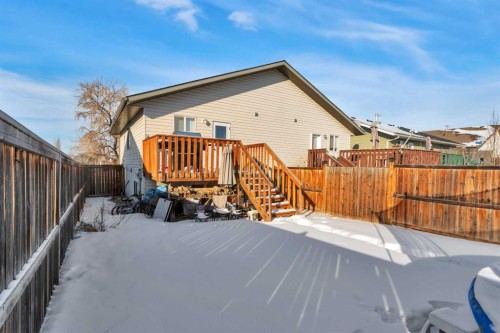 67 Garden Road, Lacombe, AB - Outdoor With Deck Patio Veranda With Exterior