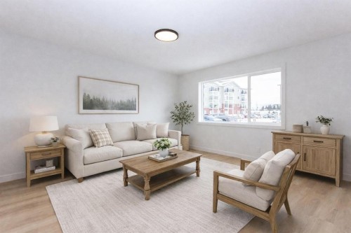 12 Trinity Street, Lacombe, AB - Indoor Photo Showing Living Room