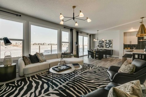 249 Dawson Wharf Crescent, Chestermere, AB - Indoor Photo Showing Living Room