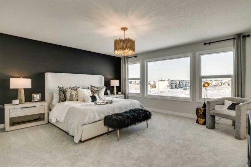249 Dawson Wharf Crescent, Chestermere, AB - Indoor Photo Showing Bedroom