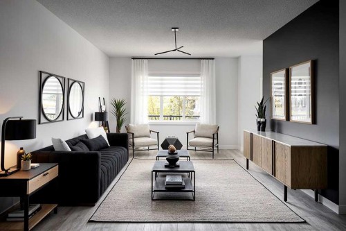 86 Creekview Avenue, Calgary, AB - Indoor Photo Showing Living Room