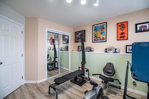 82 Westglen Boulevard, Blackfalds, AB - Indoor Photo Showing Gym Room