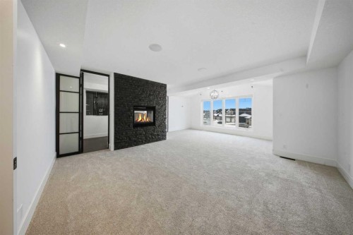 26 Van Horn Close, Red Deer, AB - Indoor With Fireplace