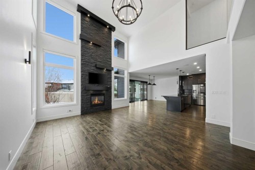 26 Van Horn Close, Red Deer, AB - Indoor With Fireplace