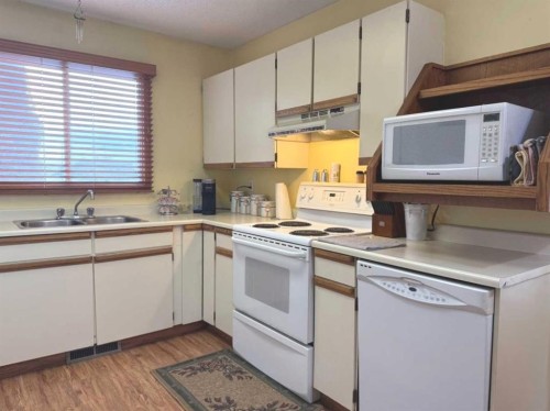 4604 Womacks Road, Blackfalds, AB - Indoor Photo Showing Kitchen With Double Sink