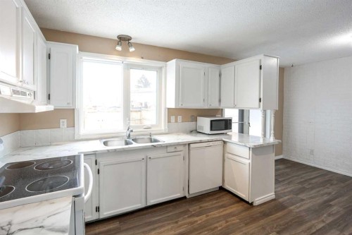 70 Mclevin Crescent, Red Deer, AB - Indoor Photo Showing Kitchen With Double Sink