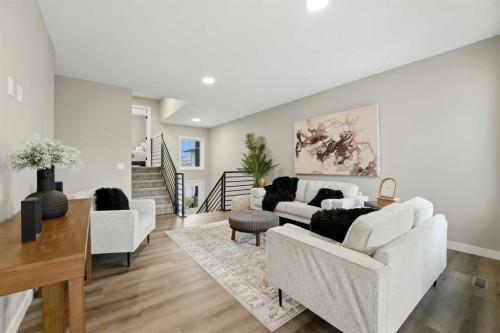 25 Murphy Close, Blackfalds, AB - Indoor Photo Showing Living Room