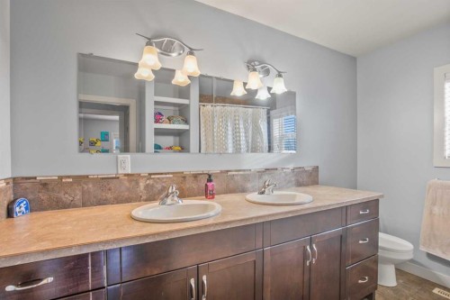 13 Blackstone Avenue, Lacombe, AB - Indoor Photo Showing Bathroom