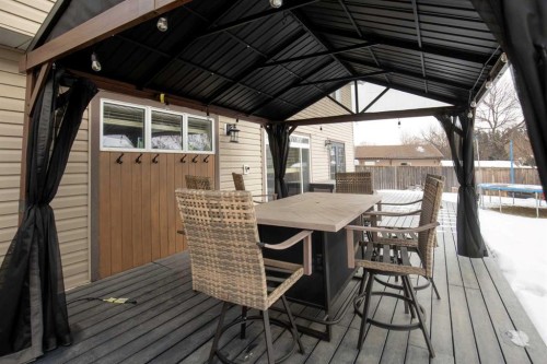 13 Blackstone Avenue, Lacombe, AB - Outdoor With Deck Patio Veranda With Exterior