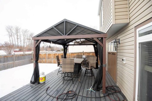 13 Blackstone Avenue, Lacombe, AB - Outdoor With Deck Patio Veranda With Exterior