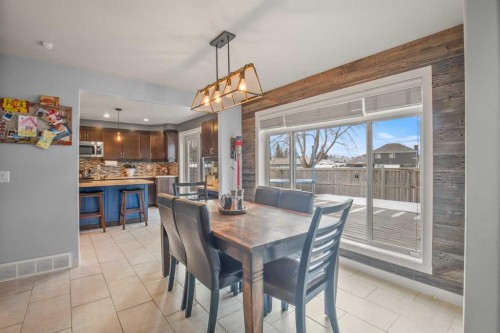 13 Blackstone Avenue, Lacombe, AB - Indoor Photo Showing Dining Room