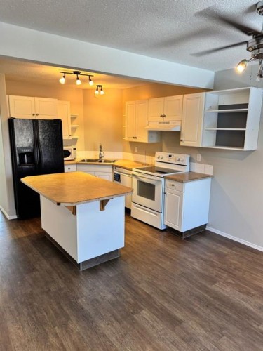 61 Lakeview Close, Blackfalds, AB - Indoor Photo Showing Kitchen With Double Sink