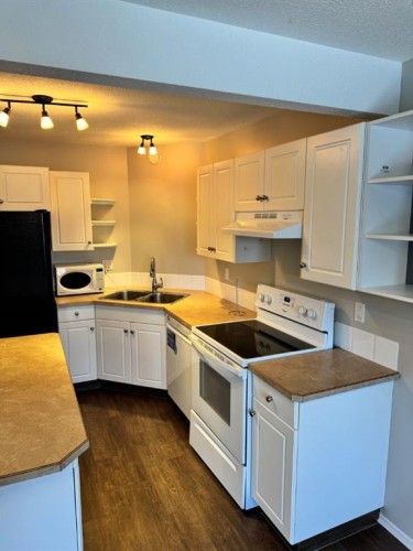 61 Lakeview Close, Blackfalds, AB - Indoor Photo Showing Kitchen With Double Sink