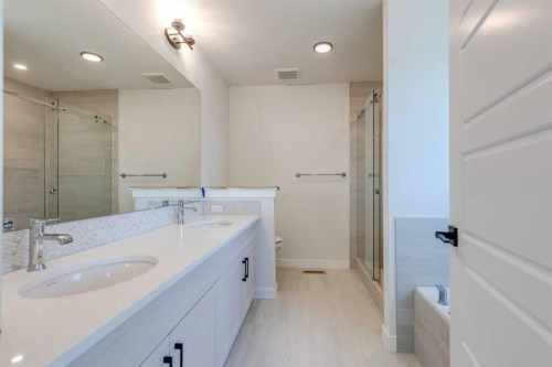 146 Northern Lights Crescent, Langdon, AB - Indoor Photo Showing Bathroom