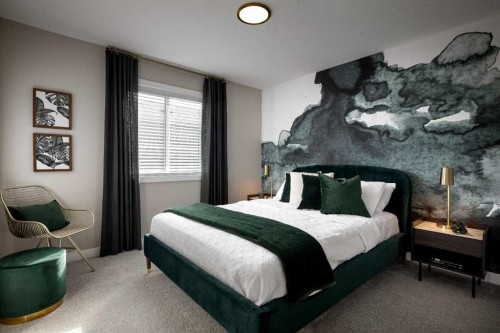 2173 Cobblebrook Crescent, Airdrie, AB - Indoor Photo Showing Bedroom
