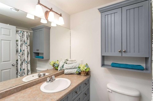 606 Pigeon Close, Pelican Point, AB - Indoor Photo Showing Bathroom