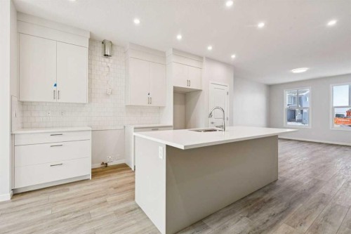 279 Herron Landing Ne, Calgary, AB - Indoor Photo Showing Kitchen With Upgraded Kitchen