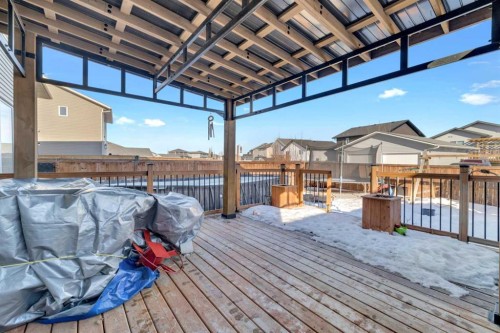204 Augustus Way, Penhold, AB - Outdoor With Deck Patio Veranda With Exterior