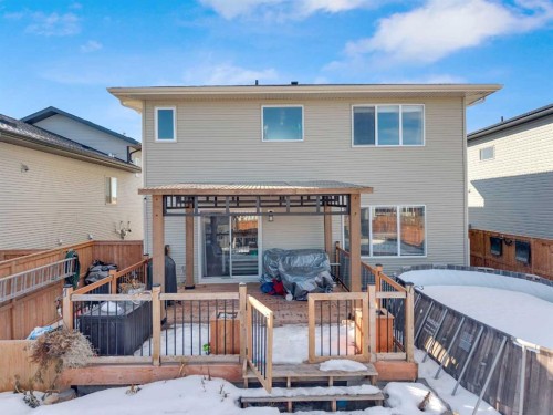 204 Augustus Way, Penhold, AB - Outdoor With Deck Patio Veranda With Exterior