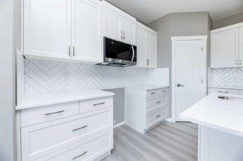 55 Everson Close, Red Deer, AB - Indoor Photo Showing Kitchen