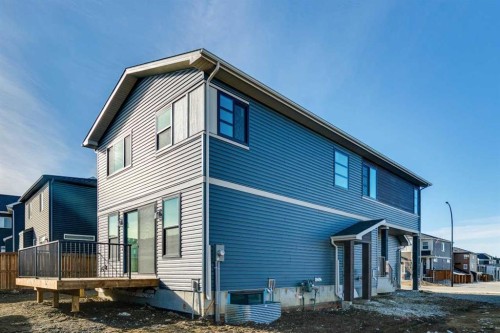 572 Belmont Heath Sw, Calgary, AB - Outdoor With Deck Patio Veranda