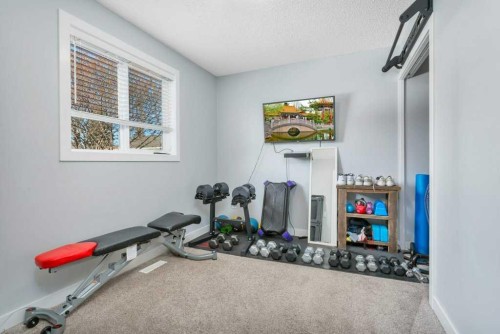 12 Rutherford Drive, Red Deer, AB - Indoor Photo Showing Gym Room