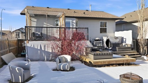 57 Garden Road, Lacombe, AB - Outdoor With Deck Patio Veranda With Exterior
