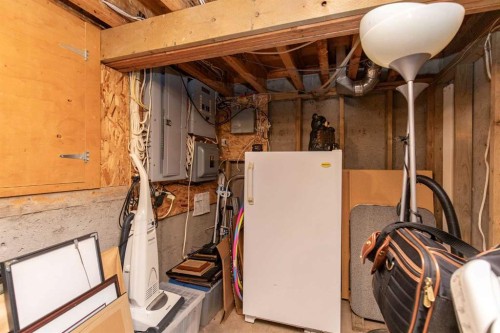 50 Coventry Lane, Lacombe, AB - Indoor Photo Showing Basement