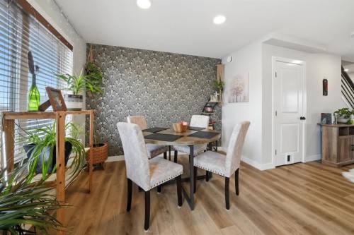 32 Station Drive, Sylvan Lake, AB - Indoor Photo Showing Dining Room