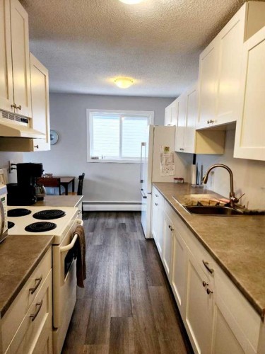 306-4811 55 Street, Red Deer, AB - Indoor Photo Showing Kitchen With Double Sink