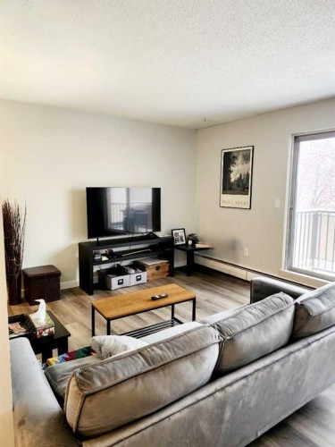 306-4811 55 Street, Red Deer, AB - Indoor Photo Showing Living Room